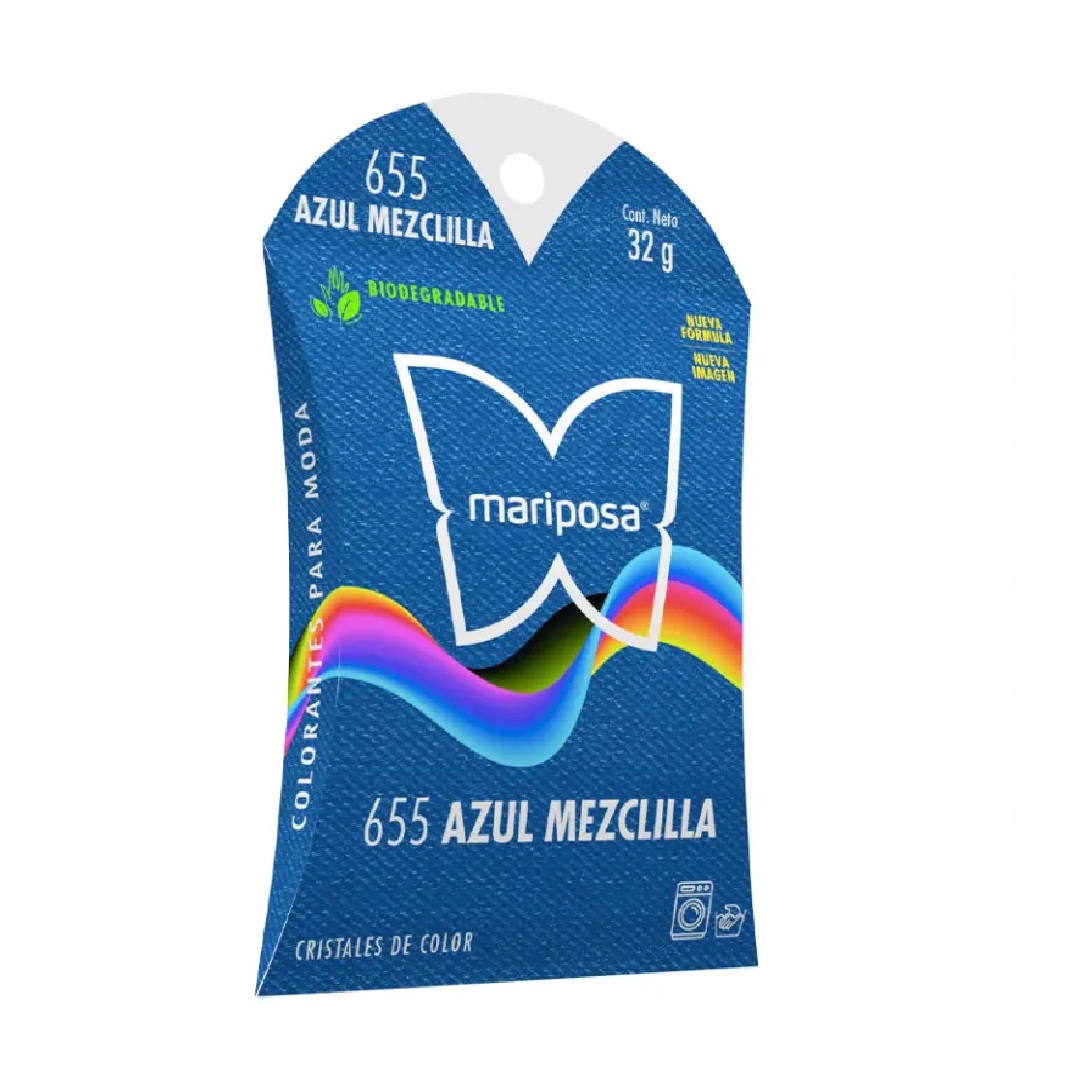 Colorante Mariposa Azul Mezclilla 32g